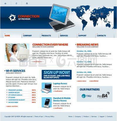 通訊網站設計 連接世界的橋梁